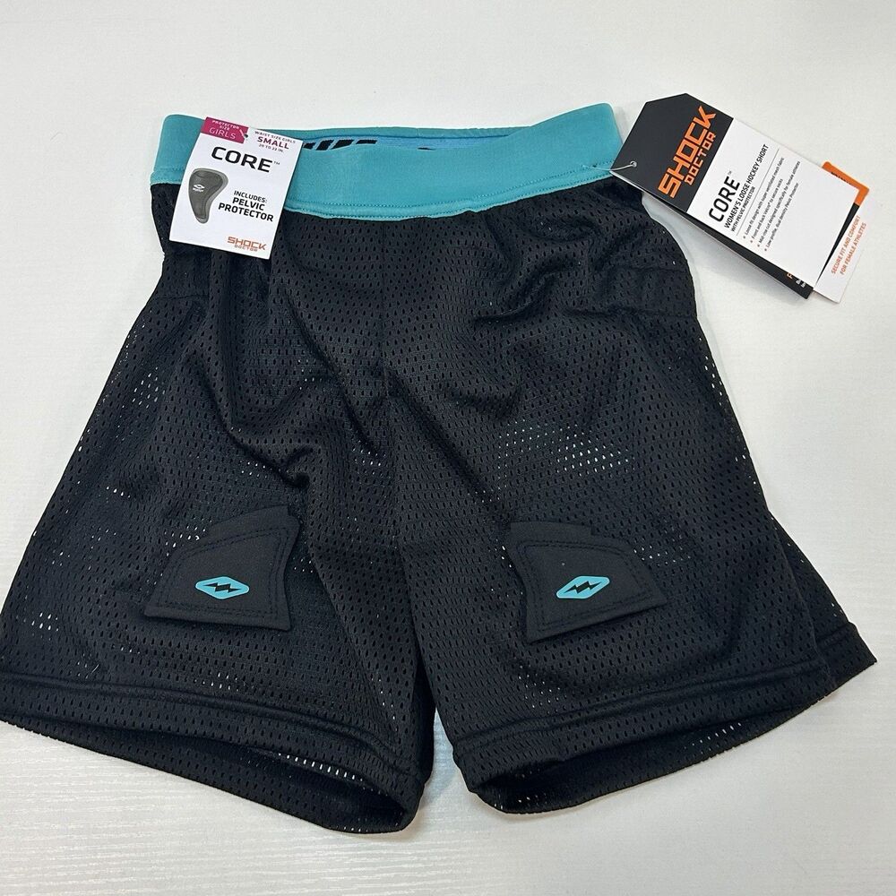 Shock Doctor Girls Hockey Short/ Pelvic Protector Small 20”-22” No Cup